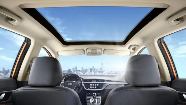 джили эмгранд кросс панорамная крыша