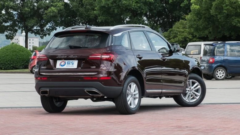 4 Zotye Coupa вид сзади