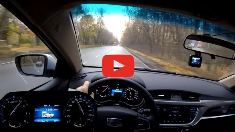 джили эмгранд 7 видео