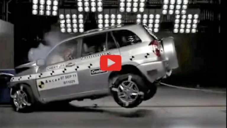 видео краш-теста чери тигго