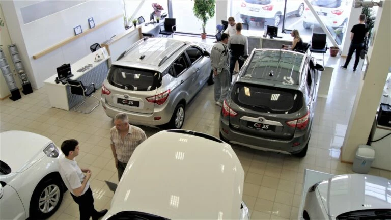 продажи автомобилей