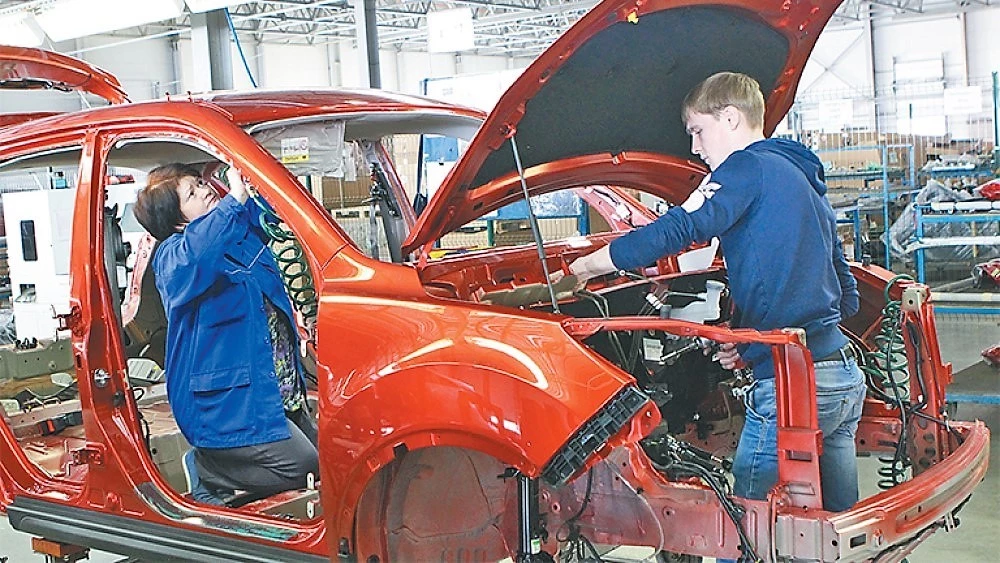 changan в России на заводе в Липецкой области сборка CS35 Plus