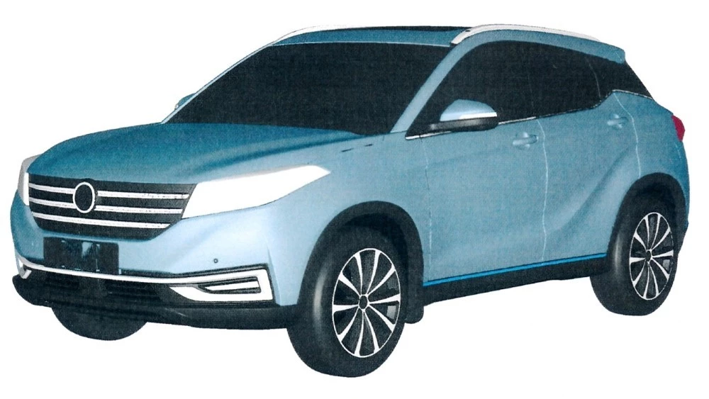 Dongfeng запатентовал новинку в России. Это бюджетный электрокроссовер