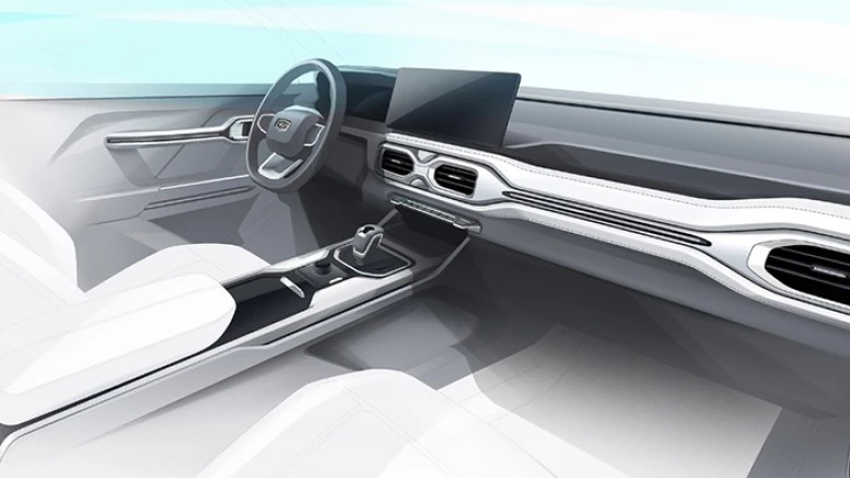 Чистые линии и свежесть дизайна. Geely показала интерьер нового флагмана Haoyue