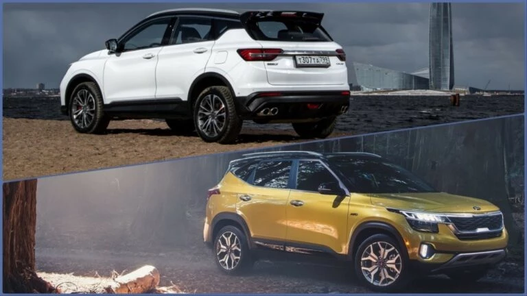 geely coolray и kia seltos