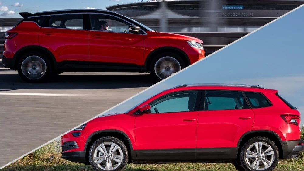 Geely Coolray или Skoda Karoq. Какой кроссовер купить skoda geely