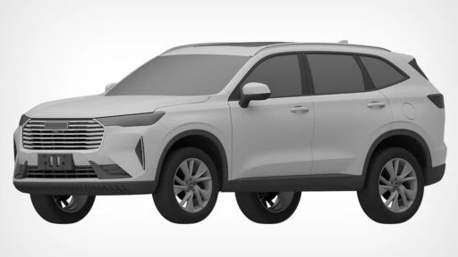 Haval запатентовал в России дизайн нового кроссовера. Это H6 третьего поколения