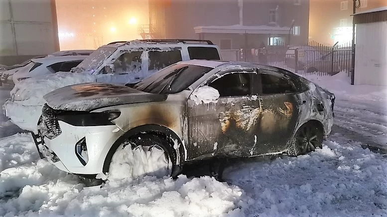 Haval F7x сгорел