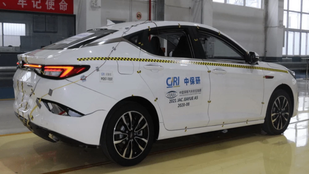 jac j7 краш-тест