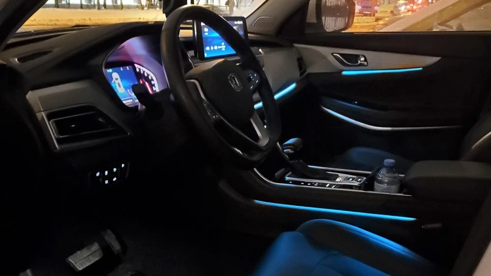 changan cs75 fl подсветка салона