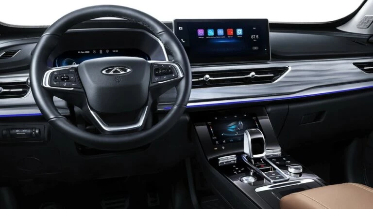 интерьер chery tiggo 8 pro