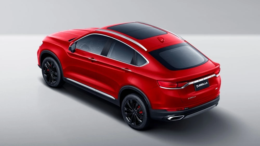 купе-кроссовер geely tugella