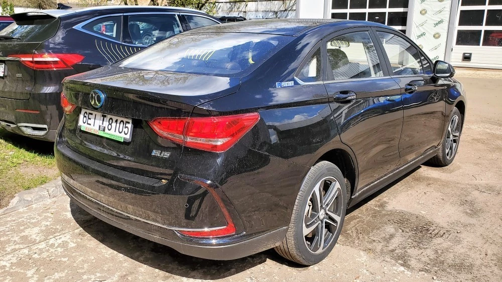 baic eu5 в россии сзади