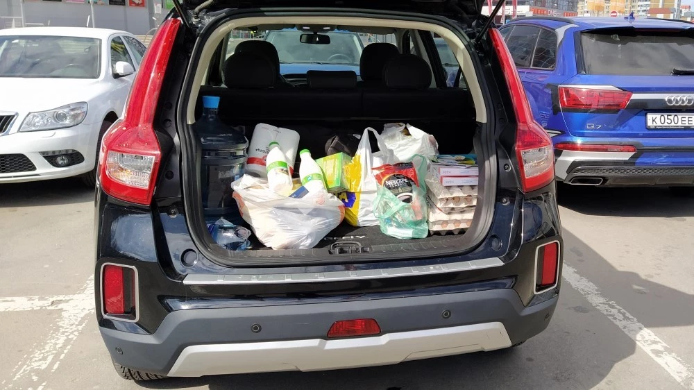 geely emgrand x7 2019 багажник