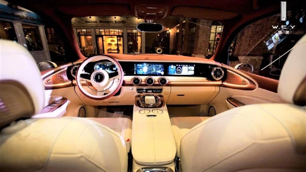 ретро-кроссовер wey салон