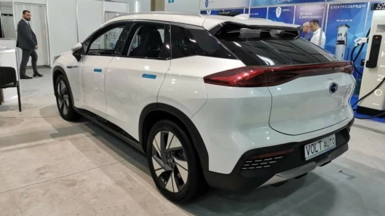 Китайские электромобили GAC Aion в Украине