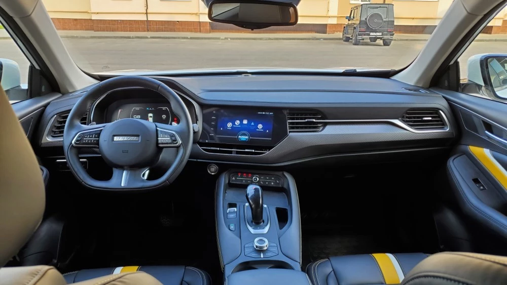 Haval F7x тест-драйв салон