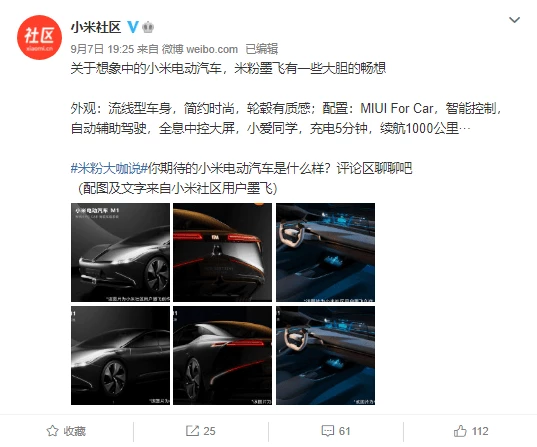 xiaomi автомобили фото