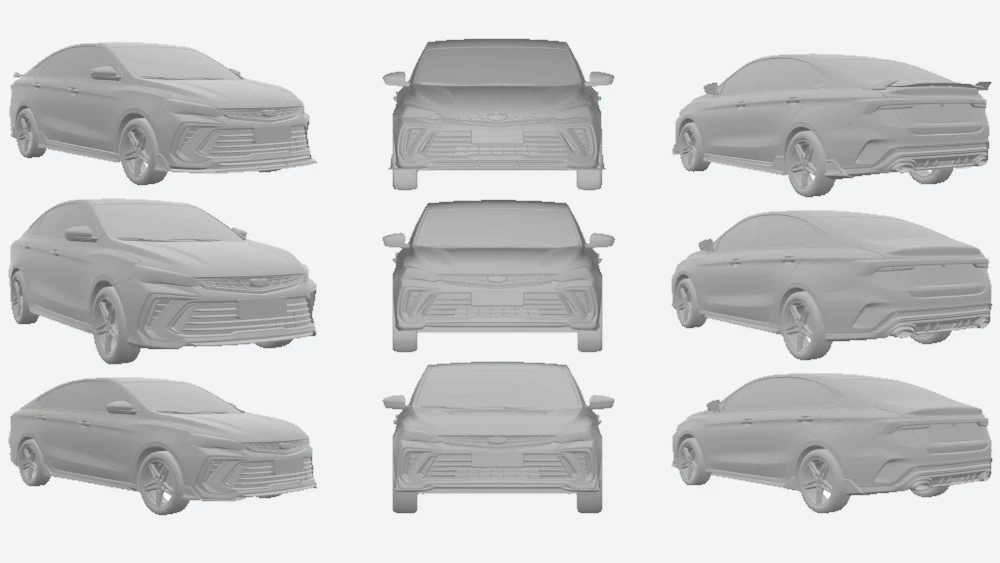 Geely обновит седан, который планировали привезти в Россию. Первые изображения Geely Binrui