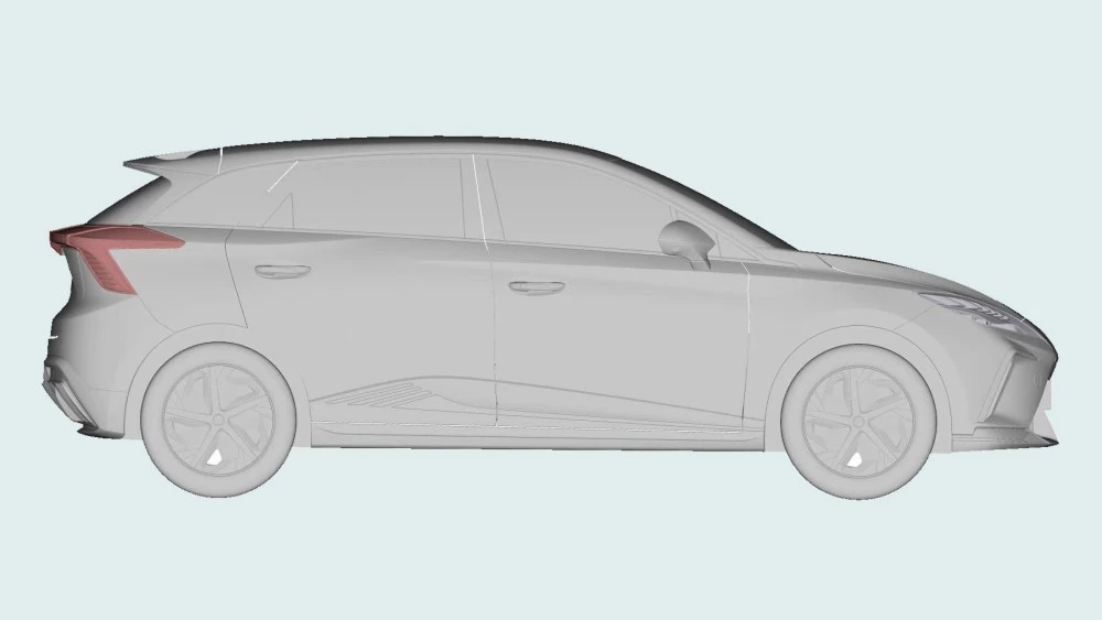 Первый шаг в киберпространстве. MG запатентовал кроссовер из нового семейства кроссовер MG EH32