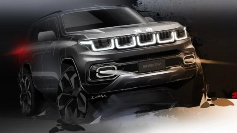 И снова «Джип». Китайские СМИ раскрыли внешность Beijing BJ60 BAIC Beijing BJ60