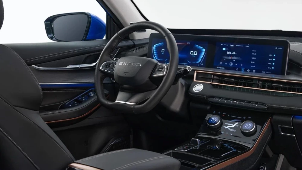 exeed lx салон