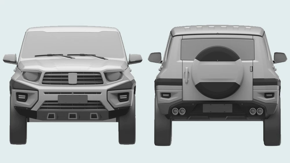 great wall запатентовал Tank 700