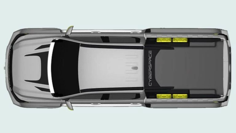 Cyber​​P6ckup сверху кузов