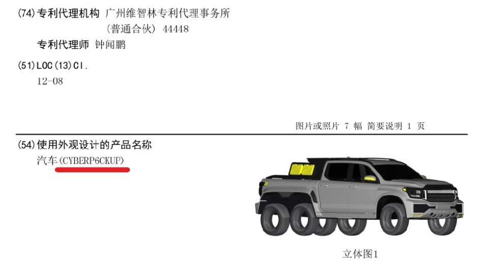 Cyber​​P6ckup название