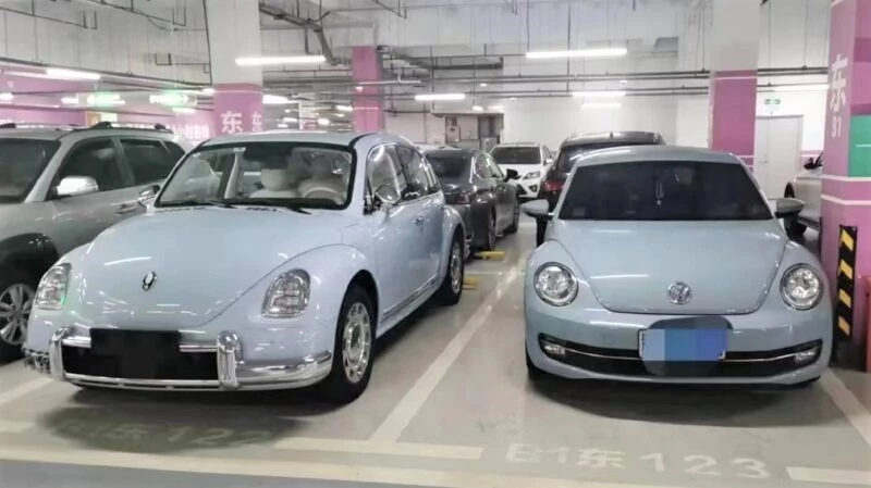 Ora Ballet Cat и Volksvagen Beetle