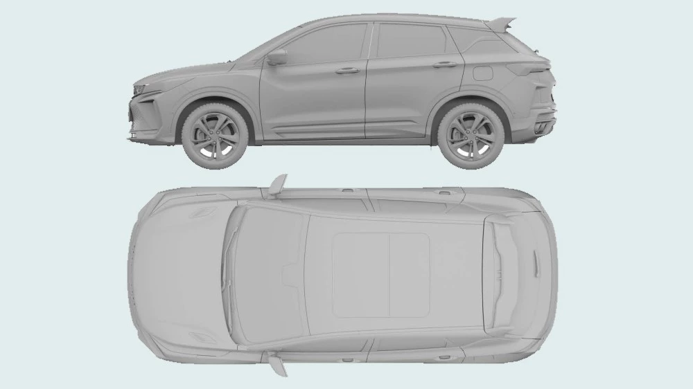 обновленный Geely Coolray в России патент