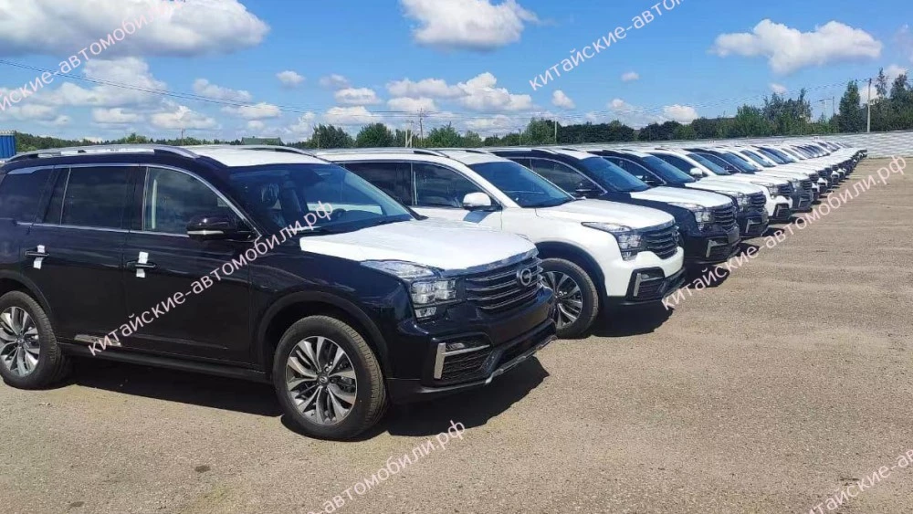 продажи GAC GS8 в России