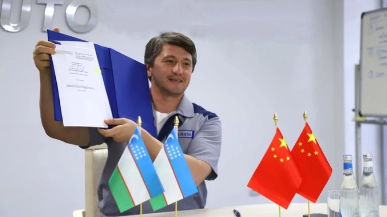 производство автомобилей BYD в Узбекистане