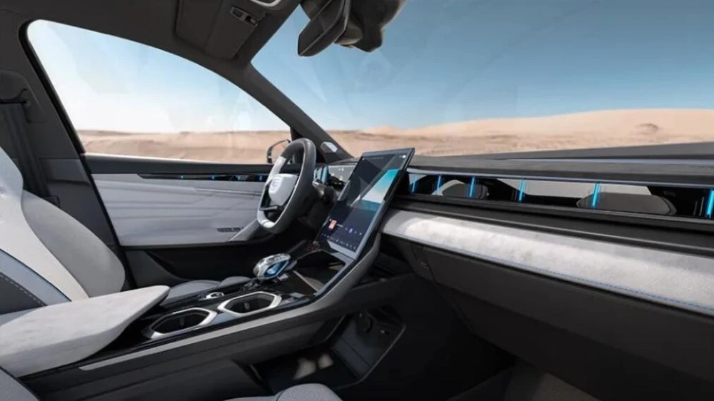 салон Geely Atlas L второго поколения