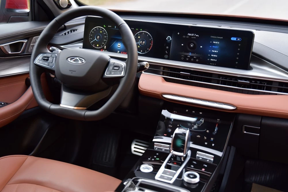 салон chery tiggo 8 pro max в казахстане