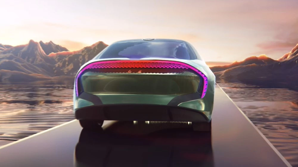 будущие новинки Hongqi E001 сзади