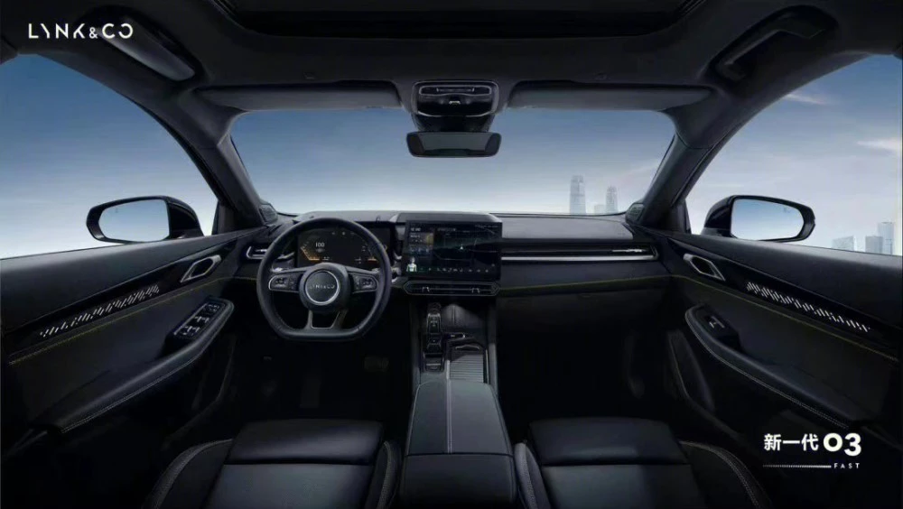 салон новый Lynk & Co 03 второго поколения