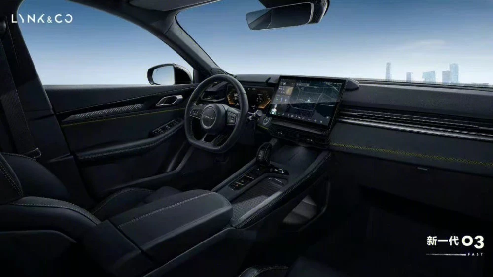 салон новый Lynk & Co 03 второго поколения