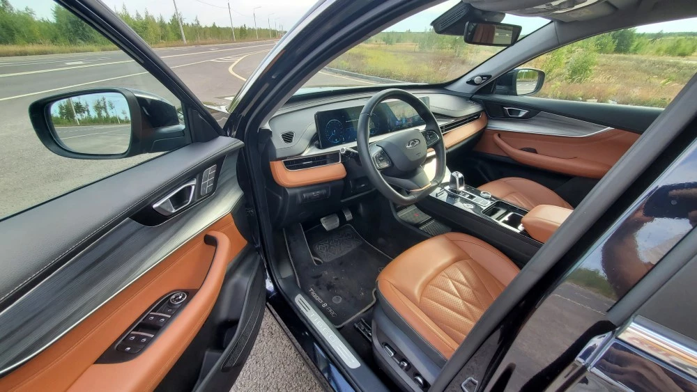 Chery Tiggo 8 Pro Max первый ряд