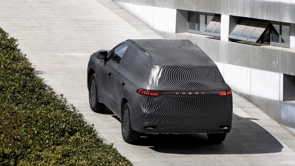 Chery Tiggo 9 сзади