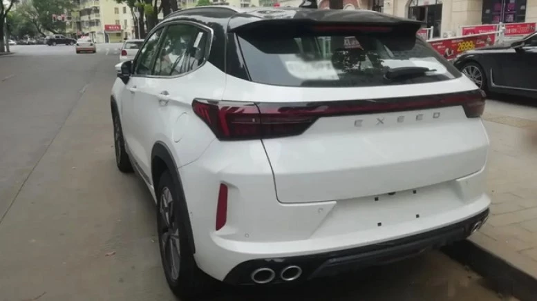 обновленный Exeed LX сзади