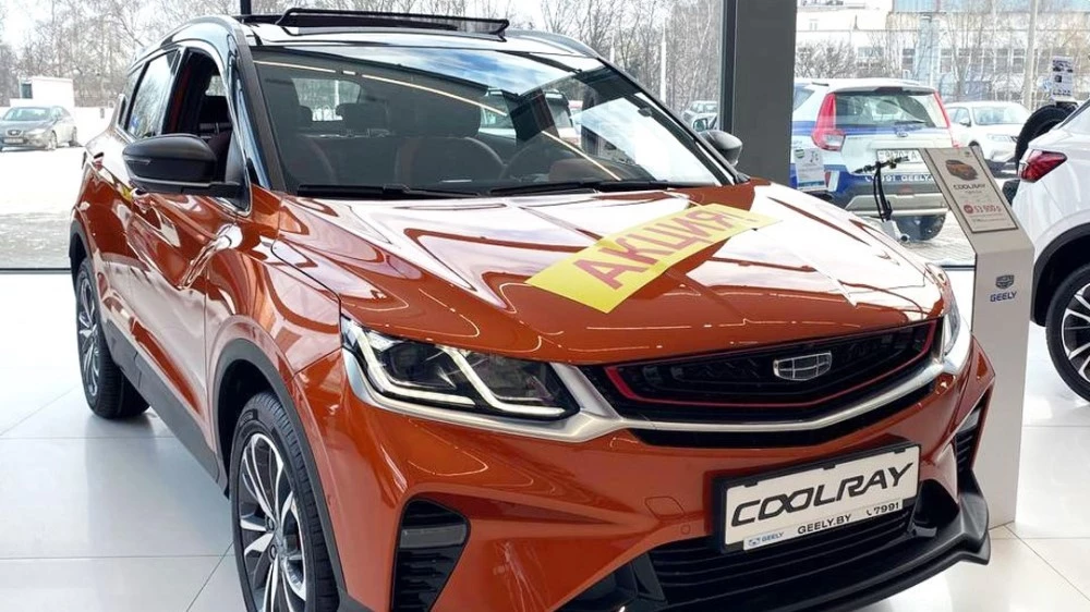цены на автомобили Geely в Беларуси