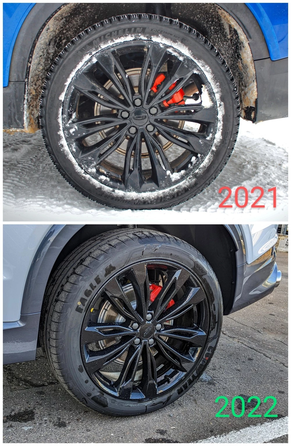 обновленный Geely Tugella диски