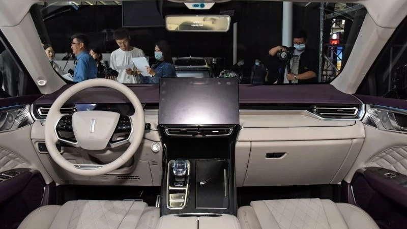 Wey Coffee 01 на автосалоне в Париже салон