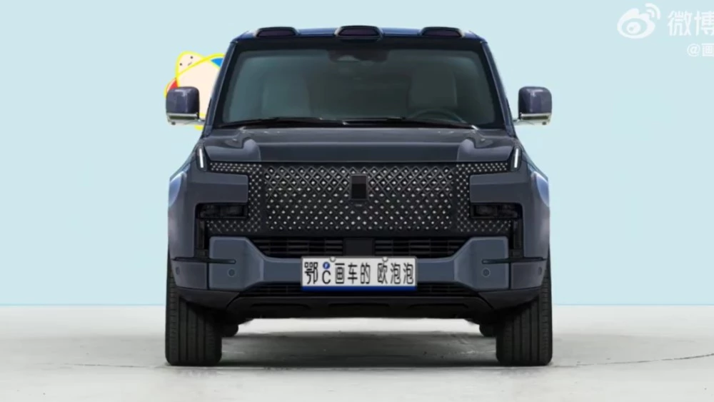 внедорожник BYD спереди рендер