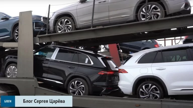 Geely Monjaro в России автовоз