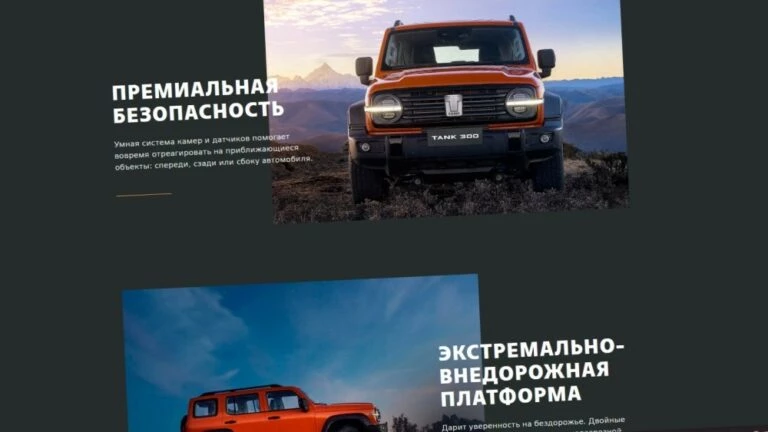 Tank 300 официальный сайт