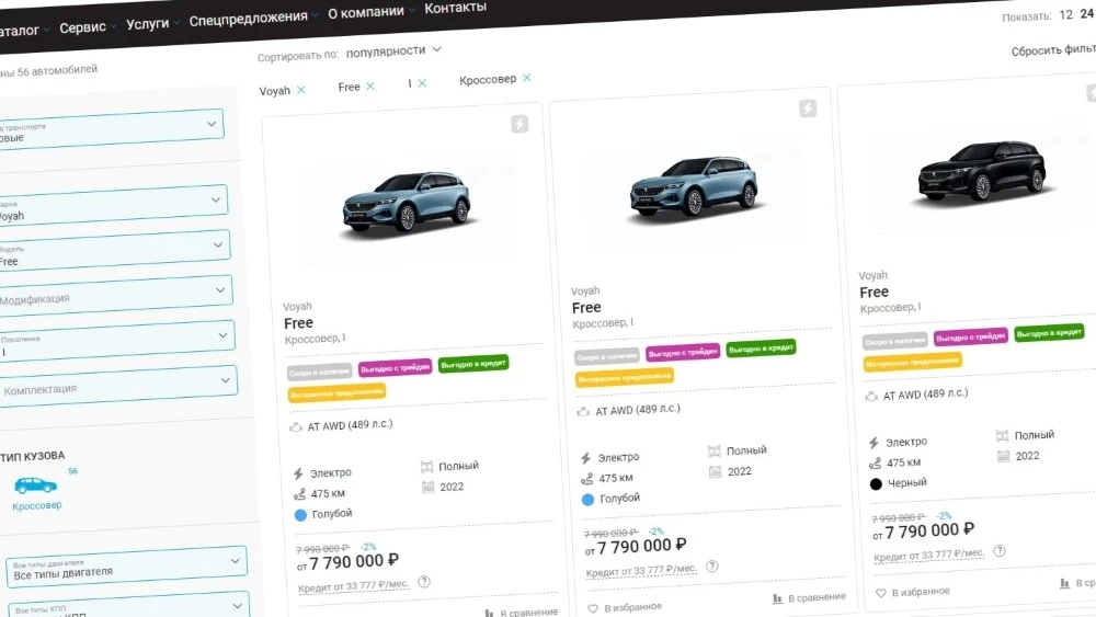 бренд Voyah в России