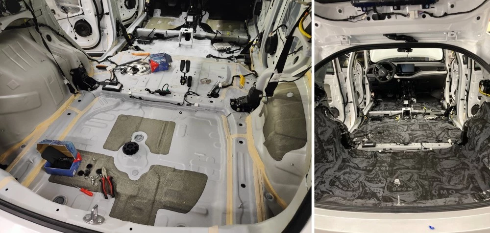 Haval F7 шумоизоляция