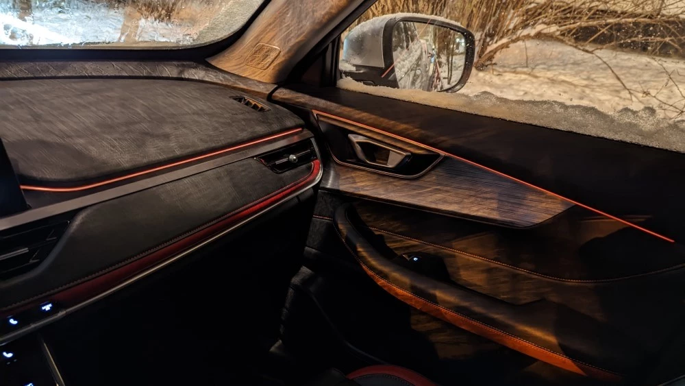 Chery Tiggo 4 Pro темно атмосферная подсветка